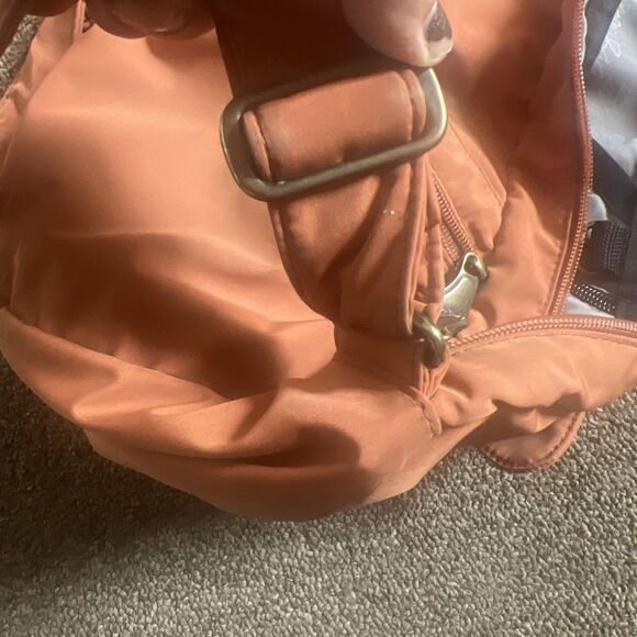 Ameribag Healthy Back Bag Orange Sling Backpack 17" Shoulder Crossbody Nylon Bag - Picture 6 of 6